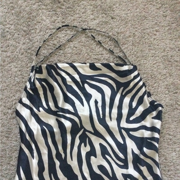 Silky Cowl Neckline Dress - Picture 2 of 13